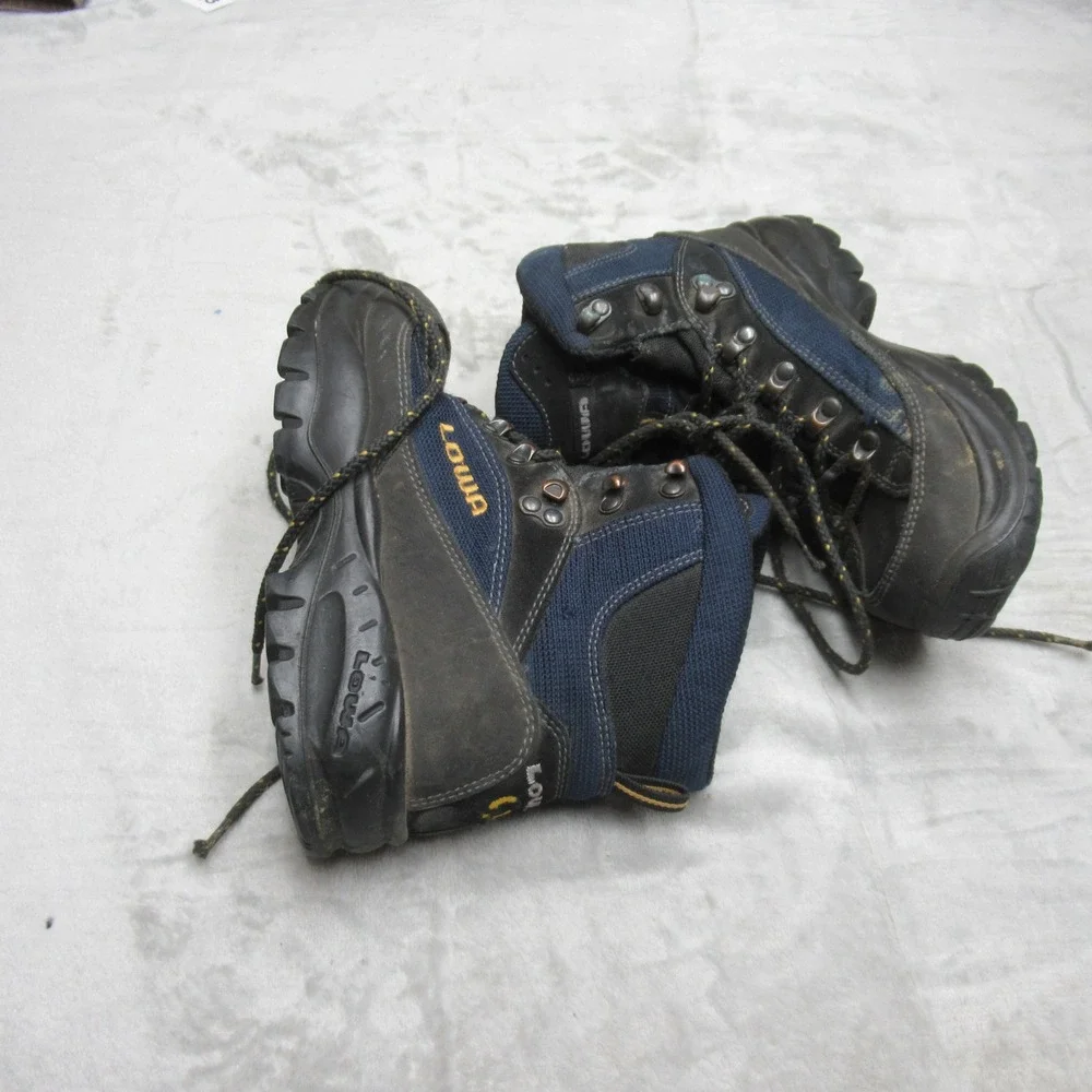 Lowa Hiking Boots Womens 5 Blue Gore-Tex‎ Waterproof Renegade GTX Mid Outdoor